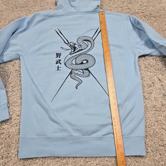 Project Orochi Hoodie Womens Medium Long Sleeve Pullover Spellout Sweatshirt - Picture 9 of 11